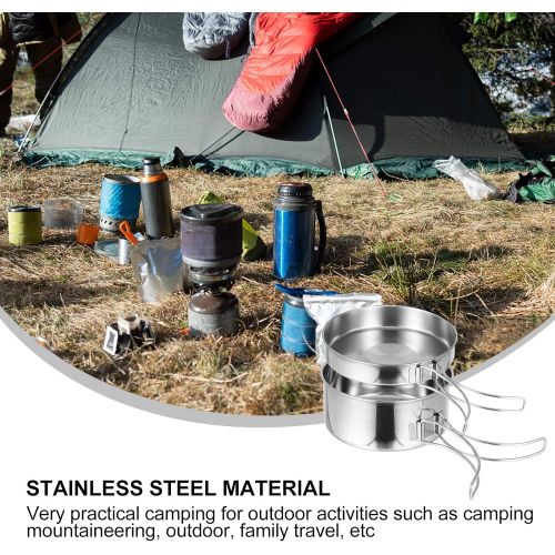  BESPORTBLE 8 Pcs Camping Cookware Kit Backpacking Cooking Set Outdoor Cook Equipment Parts Camping Accessories