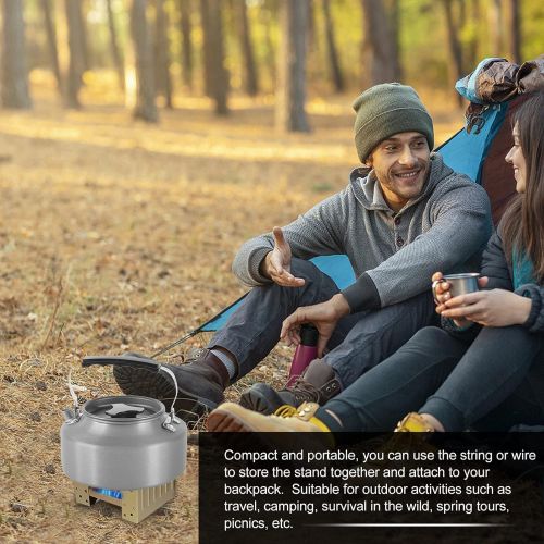  BESPORTBLE Camping Stove Camp Portable Stove Folding Wood Stove Backpacking Stove Cookware for Outdoor Cooking Camping Hiking Picnic