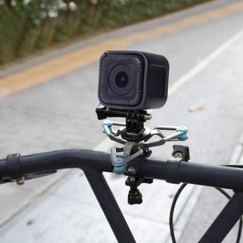  BESPORTBLE Bicycle Shock-Absorbing Bracket Mount Holder Bike Camera Stabilizer Clamp Stand Compatible Handheld Gimbal Stabilizer for The Gopro Hero 8 (Black)