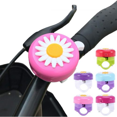  BESPORTBLE Bicycle Bell Ring for Kids Boys Girls Children Bike Bell Cute Bicycle Ring Bell Accessory (Rosy White)