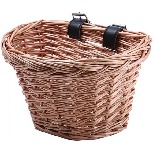  BESPORTBLE Children Cycle Basket Detachable Bicycle Basket Handmade Front Handlebar Storage Container Bike Accessory for Handbag Pets Umbrella D Type