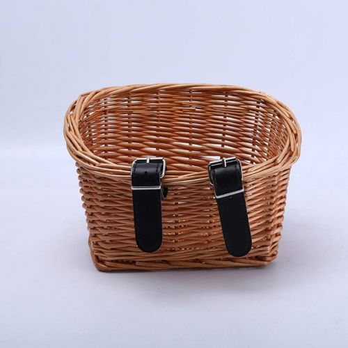  BESPORTBLE Children Cycle Basket Detachable Bicycle Basket Handmade Front Handlebar Storage Container Bike Accessory for Handbag Pets Umbrella D Type