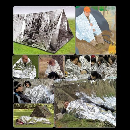  BESPORTBLE Hiking Tent Shelter Camping Tent Tarp Survival Tent Shelter Round All Weather Protection for Hiking Camping Outdoor Survival Equipment(Double Person Style)