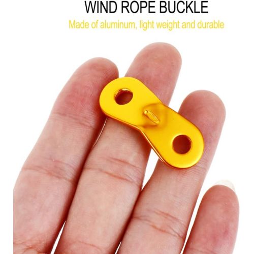  BESPORTBLE 40Pcs Aluminum Alloy Guyline Cord Adjusters Tent Rope Tensioners Wind Rope Buckles Camping Accessories for Tent Camping Hiking Backpacking Outdoor Activity