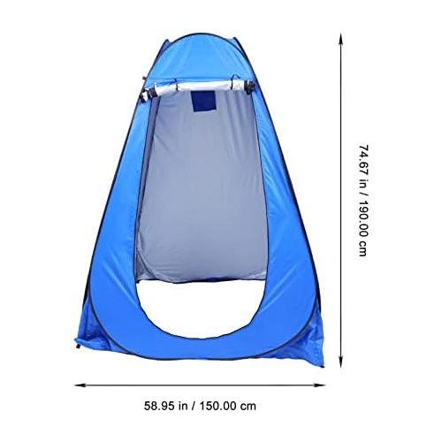  BESPORTBLE Outdoor Shower Room Beach Tent Portable Privacy Shower Toilet Camping Tent with Carrying Bag for UV Sun Protection Waterproof Sun Shelters for Family Camping, Fishing, P