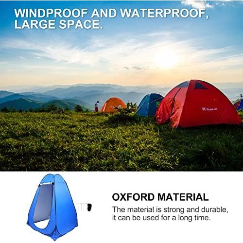  BESPORTBLE Outdoor Shower Room Beach Tent Portable Privacy Shower Toilet Camping Tent with Carrying Bag for UV Sun Protection Waterproof Sun Shelters for Family Camping, Fishing, P