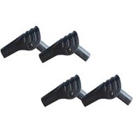 BESPORTBLE 4pcs Canopy Fittings Folding Canopy Tent Coupling Connectors DIY Tent Joint Support Rod Stand Holder Outdoor Tent Accessories Supplies 8.5mm Black