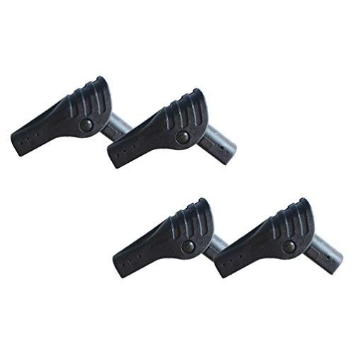  BESPORTBLE 4pcs Canopy Fittings Folding Canopy Tent Coupling Connectors DIY Tent Joint Support Rod Stand Holder Outdoor Tent Accessories Supplies 8.5mm Black