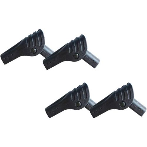  BESPORTBLE 4pcs Canopy Fittings Folding Canopy Tent Coupling Connectors DIY Tent Joint Support Rod Stand Holder Outdoor Tent Accessories Supplies 8.5mm Black