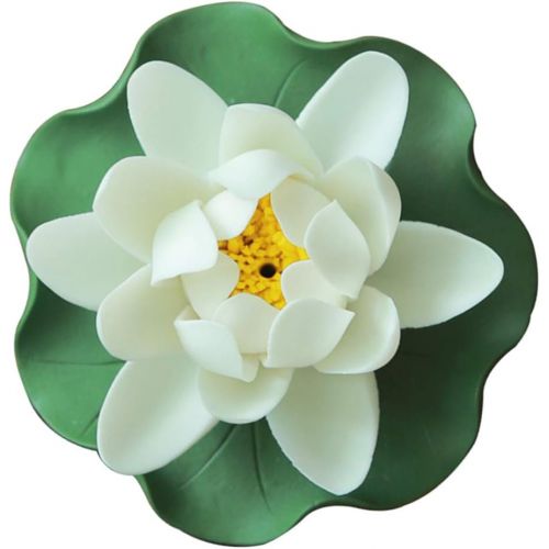  인센스스틱 BESPORTBLE Ceramic Lotus Flower Incense Stick Holder Incense Holder Dish Incense Burner Stand Portable Ash Catcher Tray