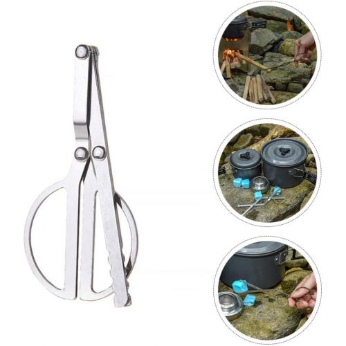  BESPORTBLE Fireplace Log Tongs Indoor Firewood Tongs Log Claw Grabber Wood Stove Outdoor Logs Tweezers