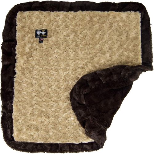  BESSIE AND BARNIE Bessie and Barnie Camel RoseGodiva Brown Luxury Ultra Plush Faux Fur Pet, Dog, Cat, Puppy Super Soft Reversible Blanket (Multiple Sizes)