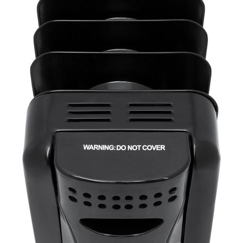  BEST CHOICE PRODUCTS Best Choice Products 1500W Home Portable Electric Energy-Efficient Radiator Heater wAdjustable Thermostat, Safety Shut-Off, 3 Heat Settings - Black