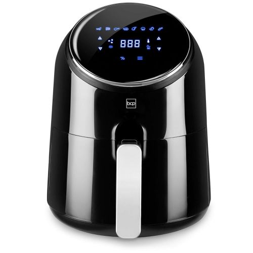  BEST CHOICE PRODUCTS Best Choice Products 2.75qt 1400W 120V 8-in-1 Digital Compact Air Fryer Kitchen Appliance w 8 Presets, Digital LCD Screen, Recipes, FDA Grade Steel - Black