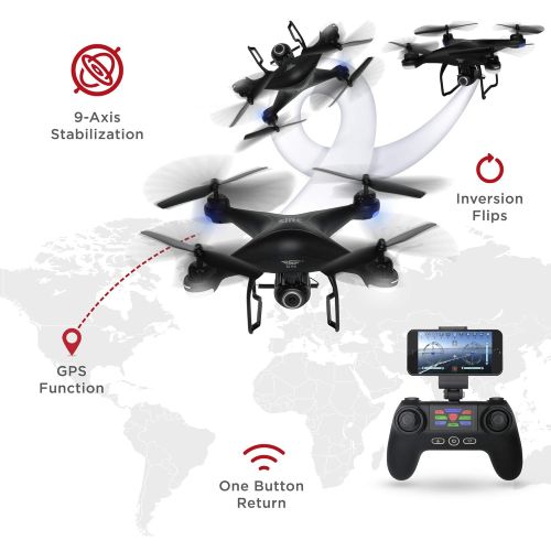  BEST CHOICE PRODUCTS Best Choice Products 2.4G FPV RC GPS Quadcopter Drone w720P HD Cam, Auto Return, Follow Mode, VR Headset Compatible