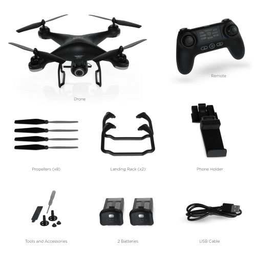  BEST CHOICE PRODUCTS Best Choice Products 2.4G FPV RC GPS Quadcopter Drone w720P HD Cam, Auto Return, Follow Mode, VR Headset Compatible