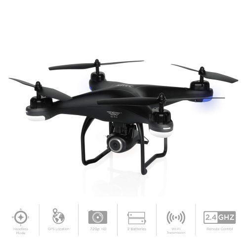  BEST CHOICE PRODUCTS Best Choice Products 2.4G FPV RC GPS Quadcopter Drone w720P HD Cam, Auto Return, Follow Mode, VR Headset Compatible