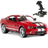 BEST CHOICE PRODUCTS Best Choice Products BCP 1/14 RC Ford Mustang Shelby GT500 Gravity Sensor Remote Control Car - Red
