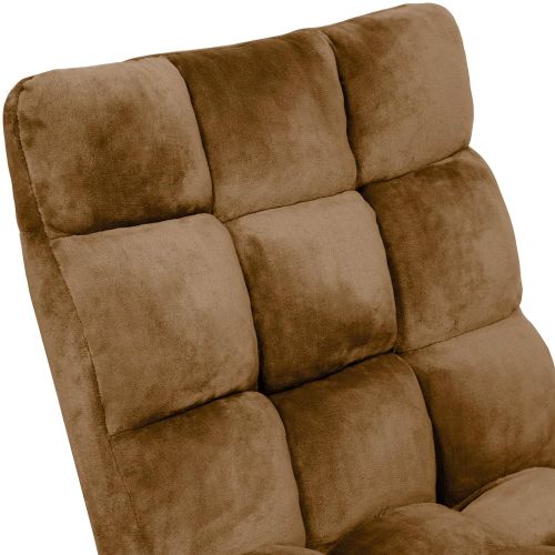  BEST CHOICE PRODUCTS Best Choice Products 14-Position Folding Adjustable Memory Foam Cushioned Padded Gaming Floor Sofa Chair for Living Room, Bedroom - Brown