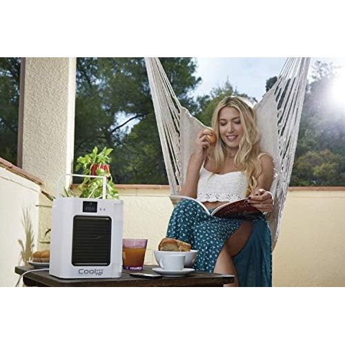  [아마존베스트]Best Direct Cool Performance As seen on TV Air Freshener Mini 3 Level Fan with Remote Control Humidifier with Water Tank: 500 ml For Home/Office/Camping