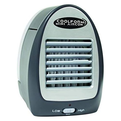  [아마존베스트]BEST DIRECT Coolform Aircon As Seen on TV Mini Air Conditioning System for Personal Use 2 Different Speed Fans Portable & Easy Updating & Refrigerating Rooms