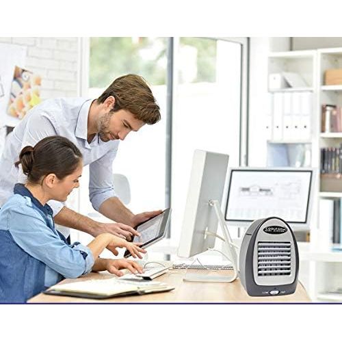  [아마존베스트]BEST DIRECT Coolform Aircon As Seen on TV Mini Air Conditioning System for Personal Use 2 Different Speed Fans Portable & Easy Updating & Refrigerating Rooms