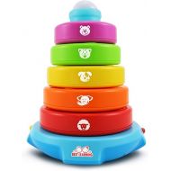 BEST LEARNING Stack & Learn - Developmental Educational Activity Stacking Toy for Infants Babies Toddlers for 6 or 9 Month Old Baby Toys and Up | First 1 Year Boy Girl Gifts for Birthday