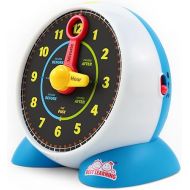 BEST LEARNING Learning Clock - Educational Talking Learn to Tell Time Teaching Light-Up Toy with Quiz and Music Sleep Mode - Toddlers & Kids Ages 3, 4, 5, 6 Years Old Boy and Girl Gift for Birthdays