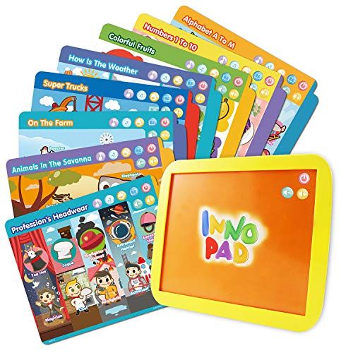  BEST LEARNING INNO PAD Smart Fun Lessons - Educational Tablet Toy to Learn Alphabet, Numbers, Colors, Shapes, Animals, Transportation, Time for Toddlers Ages 2 to 5 Years Old