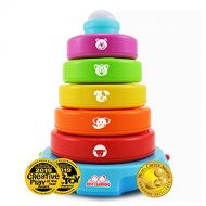 BEST LEARNING Stack & Learn - Educational Activity Toy for Infants Babies Toddlers for 6 Month and up - Ideal Baby Toy Gifts