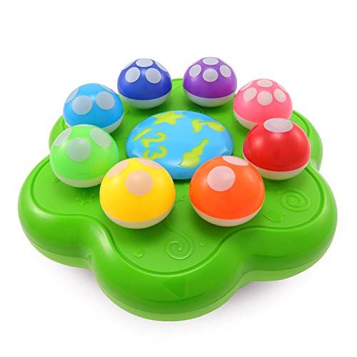  [아마존베스트]BEST LEARNING Mushroom Garden - Interactive Educational Light-Up Toddler Toys for 1 to 3 Years Old Infants & Toddlers - Colors, Numbers, Games & Music for Kids