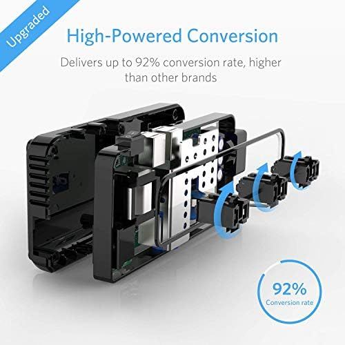  [아마존베스트]BESTEK Universal Travel Adapter 220V to 110V Voltage Converter with 6A 4-Port USB Charging and UK/AU/US/EU Worldwide Plug Adapter (Black)