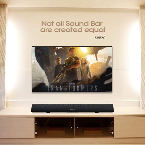  [아마존베스트]BYL 80Watt 34Inch Sound bar, Bestisan Soundbar Bluetooth 5.0 Wireless and Wired Home Theater Speaker (DSP, Bass Adjustable, Optical Cable Included, Worry-Free 90-Day Trial, 2019 Upgrad