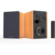 [아마존베스트]Bookshelf Speakers BESTISAN Bluetooth 5.0, 3 Equalizer Modes, 50W Home Theater Bookshelf Speakers, Remote Control, Wooden Enclosure, 2.0 Stereo, RCA/Aux/Optical Connection