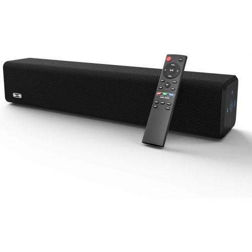  Soundbar, BESTISAN Sound Bar with Bluetooth 5.0 and Wired Connections Home Audio Sound Bars for TV (50 Watt, 3 Audio Mode, Touch Control, Sub-Out Port, Bass Adjustable, Mountable,