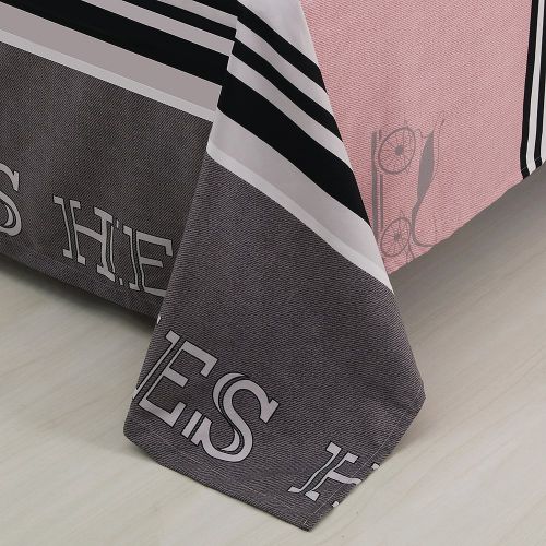  BESTLINESTOYOU Bed Sheet Set 4-Piece，Brushed Microfiber 1500 Bedding.Extra Deep Pocket（18In）, Fitted Sheet, Flat Sheet & 2 Pillowcase ( Pink/ Twin)