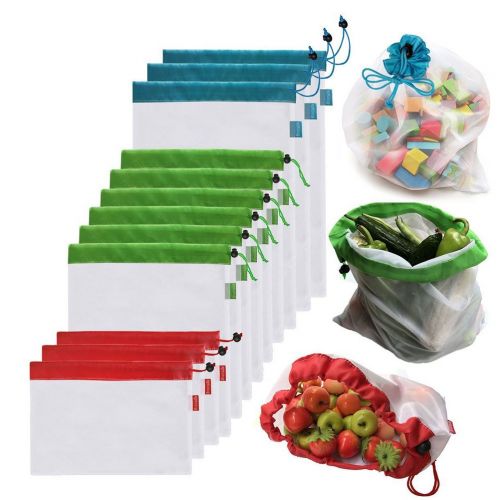  [아마존 핫딜]  [아마존핫딜]BESTOMZ Bestomz Reusable Fruit and Vegetable Bags, Storage Bag for Toys, Bras, Underwear, Pack of 12
