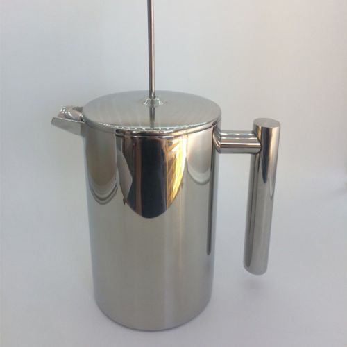  BESTONZON Stainless Steel Cafetiere Coffee Percolator Tea Cup Heat Preservation Mug 1000ml