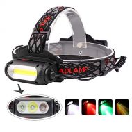 Headlamp, BESTSUN LED Headlamp Rechargeable 1000 Lumens COB Hunting Headlight Head Lamp with Red/Green/White Light for Hiking Camping Fishing Night Vision