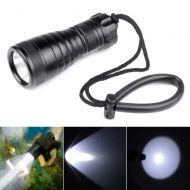 BESTSUN Diving Flashlight, XM-L2 1800 Lumen LED Underwater Flashlight Waterproof Dive Light Scuba Diving Torch 150m Submarine Diving Light with Lanyard (Battery Not Include)