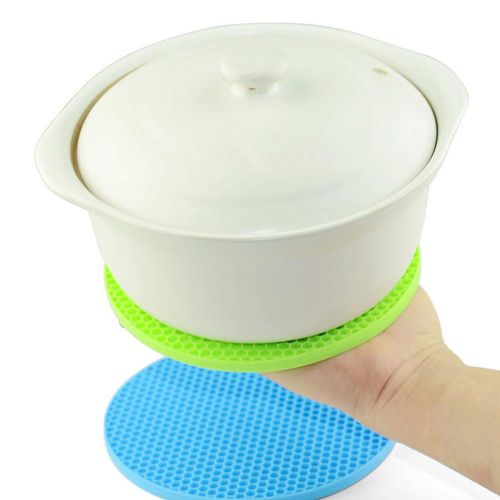  BESTonZON BESTONZON Coaster rutschfeste Silikon Topf Pan Mat Kissen hitzebestandig Kitchen Tool (7,1 * 7,1 * 0,4 Zoll)