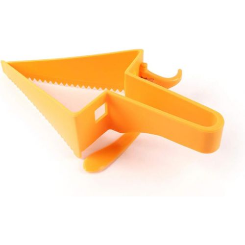  BESTonZON Kuchenmesser Kunststoff Dreieck Kreativ Kuchen Cutter Tortenheber Torteneinteiler (Orange)