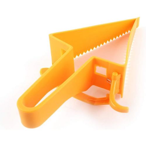  BESTonZON Kuchenmesser Kunststoff Dreieck Kreativ Kuchen Cutter Tortenheber Torteneinteiler (Orange)