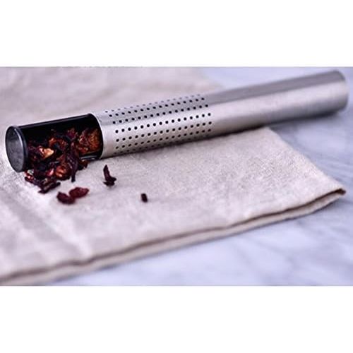  BESTonZON Edelstahl Teesieb Stick Tee Infuser Rohr Mesh Tee Filter Kaffee Teekanne Werkzeuge