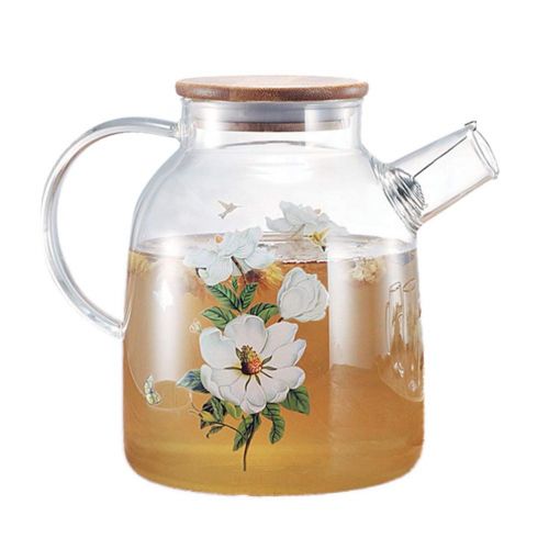  BESTonZON bestonzon hitzebestandiges Glas Teekanne High Borosilikat Loose Leaf Teekanne mit abnehmbarem-Ei
