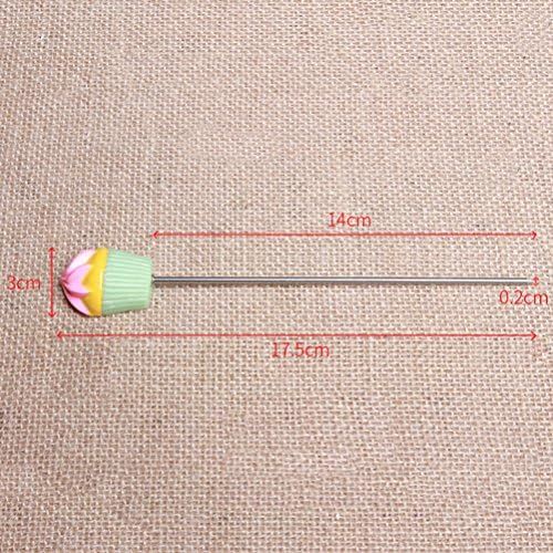  BESTonZON BESTONZON Edelstahl Kuchen Tester Teig Test Muffin Backen Zubehoer Nadeln Praktische Mehrzweck Geeignet fuer Kueche oder BBQ (17,5 cm)