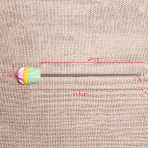  BESTONZON Edelstahl Kuchen Tester Teig Test Muffin Backen Zubehoer Nadeln Praktische Mehrzweck Geeignet fuer Kueche oder BBQ (17,5 cm)