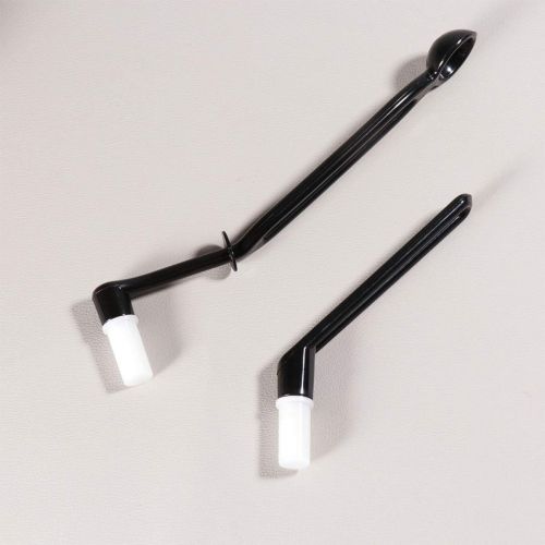  BESTonZON 2 Pcs Angled Head Nylon Coffee Machine Cleaning Brush Cleaner Tools for Semi-automatic Espresso Coffee Maker Machine Outlet Filter