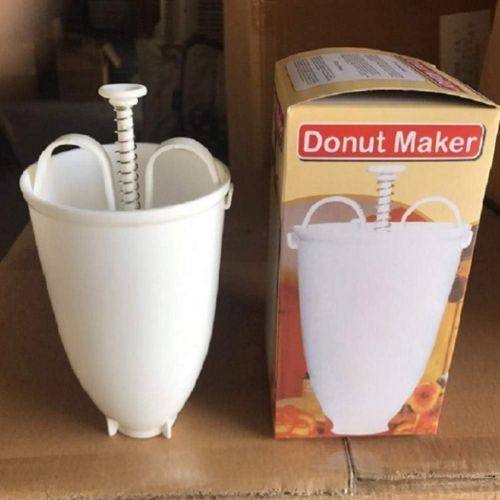  [아마존베스트]BESTONZON 1PC Plastic Donut Maker Dispenser Lightweight Doughnut Maker Fry Donut Doughnut Mould