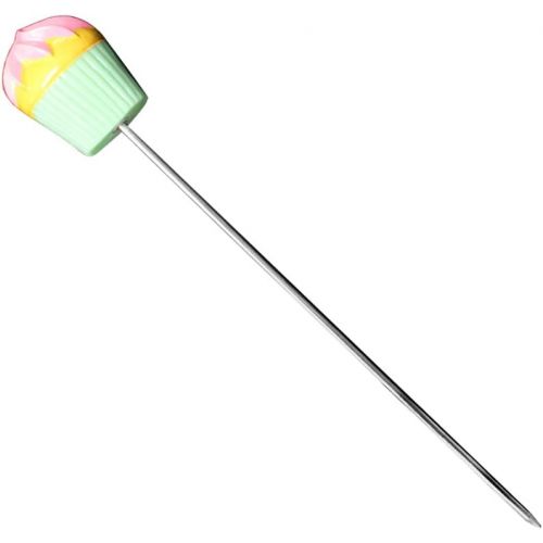  [아마존베스트]BESTONZON Stainless Steel Cake Tester Probe with Nice Cake Handle for Cake Bread Muffin Testing Green